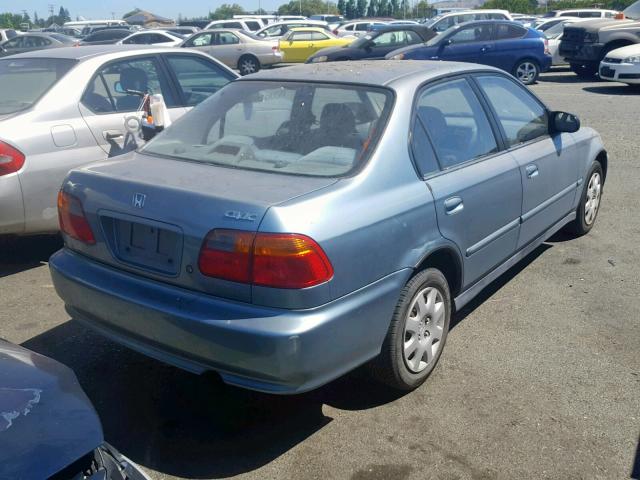 2HGEJ6614YH516067 - 2000 HONDA CIVIC BASE BLUE photo 4