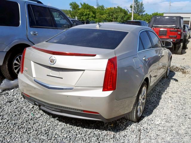 1G6AB5RA8D0135100 - 2013 CADILLAC ATS LUXURY BEIGE photo 4