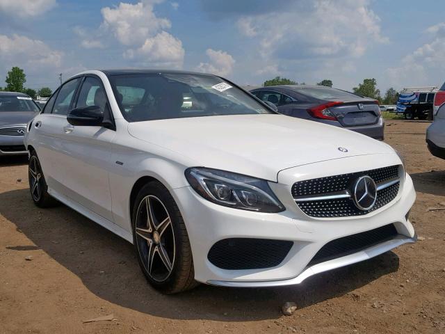 55SWF6EB9GU116703 - 2016 MERCEDES-BENZ C 450 4MAT WHITE photo 1