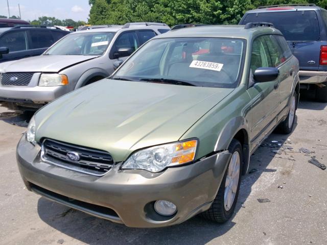 4S4BP61CX67312645 - 2006 SUBARU LEGACY OUT GREEN photo 2