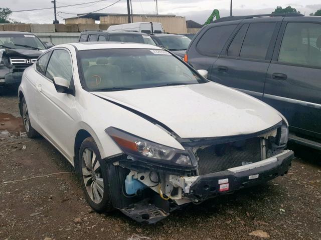 1HGCS128X9A015081 - 2009 HONDA ACCORD EXL WHITE photo 1