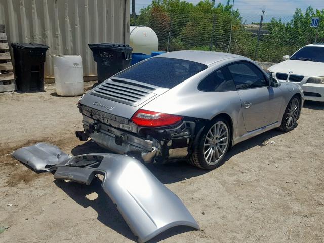 WP0AB2A91AS720839 - 2010 PORSCHE 911 CARRER SILVER photo 4