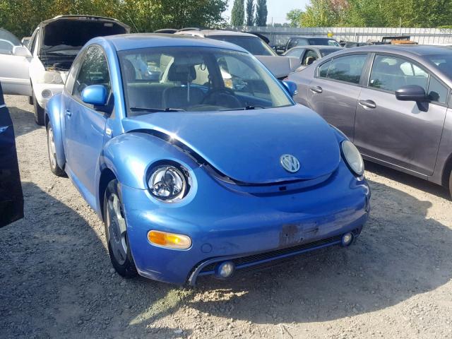 3VWCC21C1YM453168 - 2000 VOLKSWAGEN NEW BEETLE BLUE photo 1