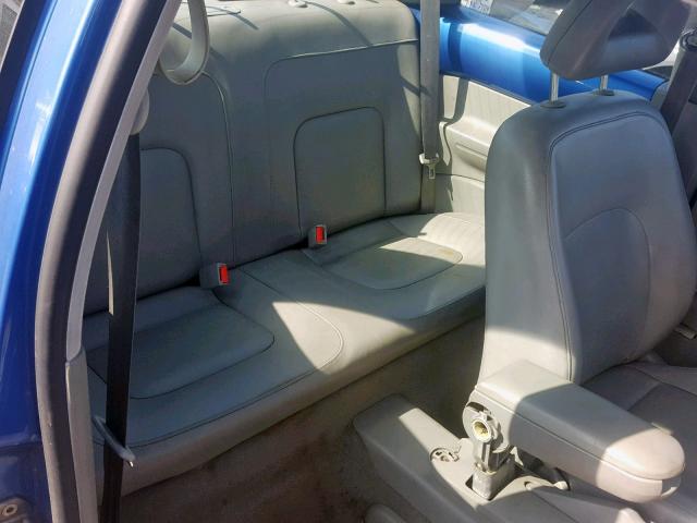 3VWCC21C1YM453168 - 2000 VOLKSWAGEN NEW BEETLE BLUE photo 6