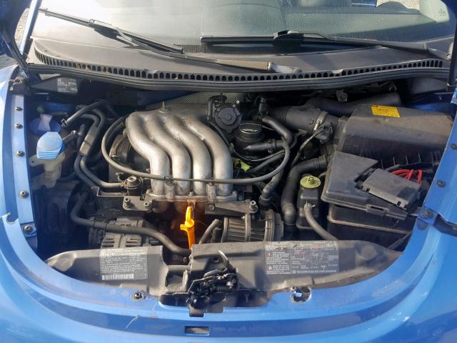 3VWCC21C1YM453168 - 2000 VOLKSWAGEN NEW BEETLE BLUE photo 7