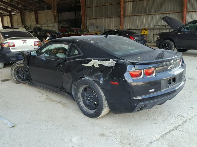 2G1FA1E33D9185987 - 2013 CHEVROLET CAMARO LS BLACK photo 3