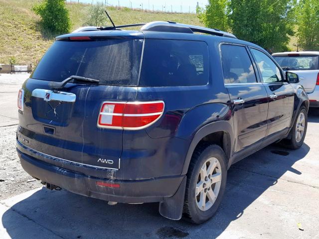 5GZEV23D79J168094 - 2009 SATURN OUTLOOK XR ლურჯი ფოტო 4