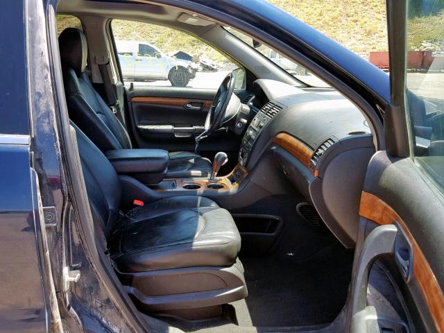 5GZEV23D79J168094 - 2009 SATURN OUTLOOK XR ლურჯი ფოტო 5