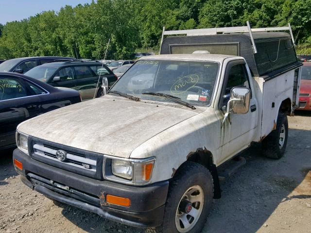 4TAVN01DXRZ253159 - 1994 TOYOTA PICKUP 1/2 WHITE photo 2