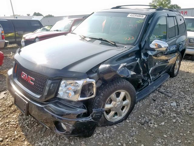 1GKDT13SX22168154 - 2002 GMC ENVOY BLACK photo 2