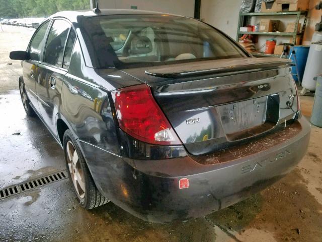 1G8AL58B37Z140347 - 2007 SATURN ION LEVEL BLACK photo 3