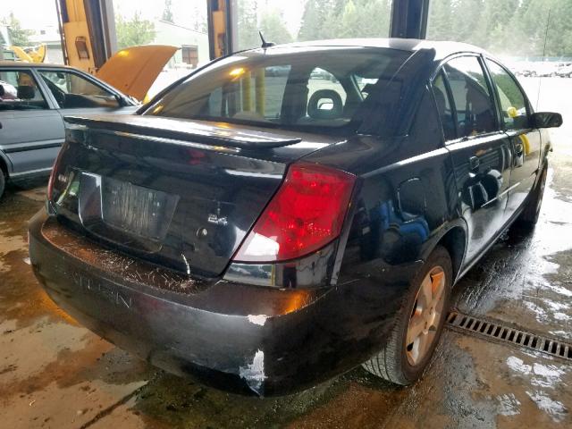 1G8AL58B37Z140347 - 2007 SATURN ION LEVEL BLACK photo 4