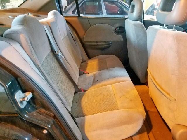 1G8AL58B37Z140347 - 2007 SATURN ION LEVEL BLACK photo 6