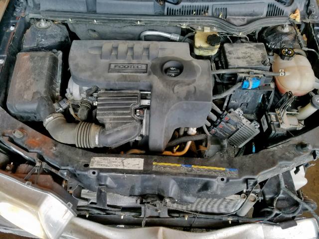 1G8AL58B37Z140347 - 2007 SATURN ION LEVEL BLACK photo 7