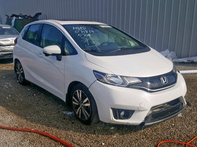 3HGGK5H89FM785724 - 2015 HONDA FIT EX WHITE photo 1