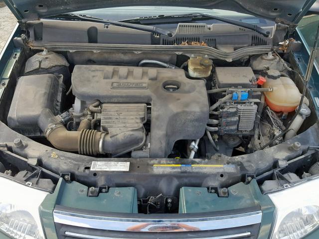 1G8AJ55F87Z150966 - 2007 SATURN ION LEVEL GREEN photo 7