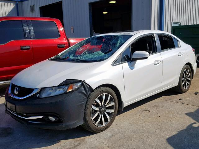 19XFB2F96EE048641 - 2014 HONDA CIVIC EXL 白色 照片 2