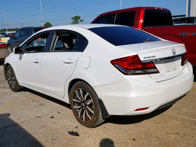 19XFB2F96EE048641 - 2014 HONDA CIVIC EXL 白色 照片 3