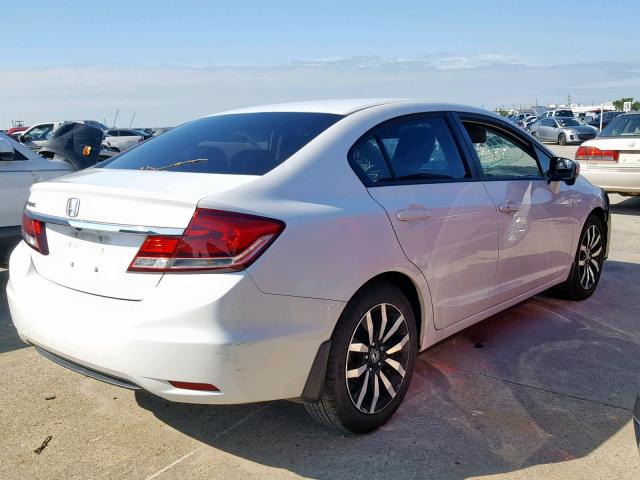 19XFB2F96EE048641 - 2014 HONDA CIVIC EXL 白色 照片 4