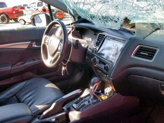 19XFB2F96EE048641 - 2014 HONDA CIVIC EXL 白色 照片 9