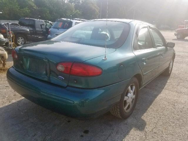 1FALP65L5TK185076 - 1996 FORD CONTOUR GL GREEN photo 4