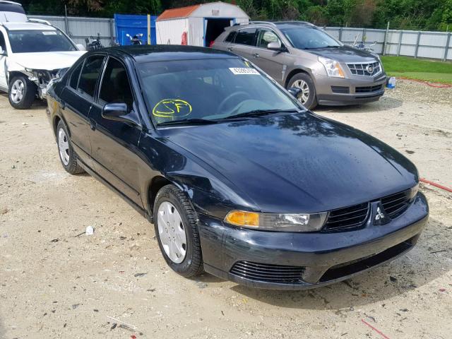 4A3AA36G23E175281 - 2003 MITSUBISHI GALANT DE BLACK photo 1