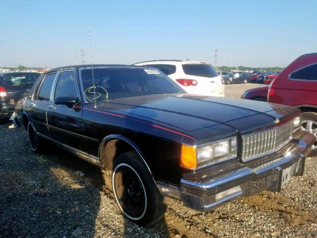 1G1BN69H1GX151624 - 1986 CHEVROLET CAPRICE CL BLACK photo 1