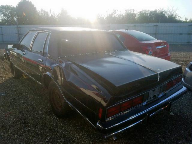 1G1BN69H1GX151624 - 1986 CHEVROLET CAPRICE CL BLACK photo 3