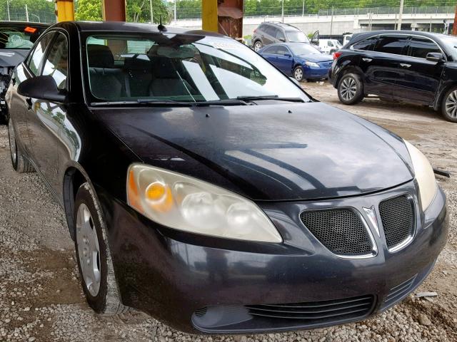 1G2ZF57B284250388 - 2008 PONTIAC G6 VALUE L BLACK photo 1