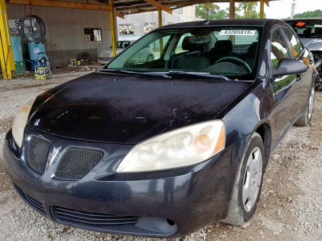 1G2ZF57B284250388 - 2008 PONTIAC G6 VALUE L BLACK photo 2