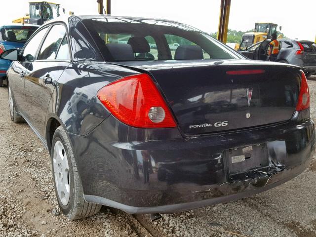 1G2ZF57B284250388 - 2008 PONTIAC G6 VALUE L BLACK photo 3