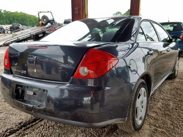 1G2ZF57B284250388 - 2008 PONTIAC G6 VALUE L BLACK photo 4