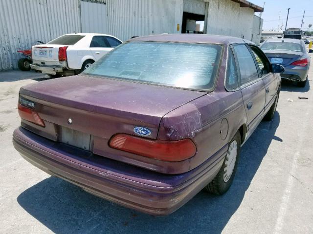 1FACP5240PA270877 - 1993 FORD TAURUS GL GRAY photo 4