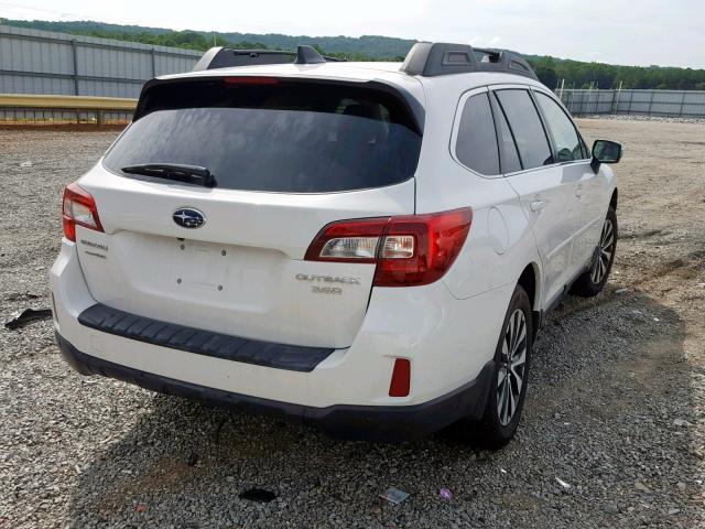 4S4BSENC4H3406131 - 2017 SUBARU OUTBACK 3. WHITE photo 4