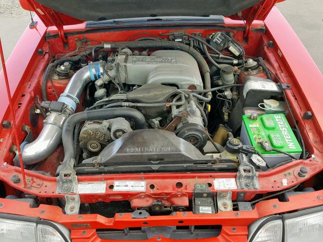 1FACP44E8NF166329 - 1992 FORD MUSTANG LX RED photo 7