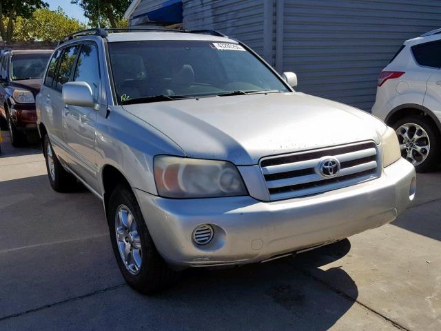 JTEDP21A460103989 - 2006 TOYOTA HIGHLANDER SILVER photo 1