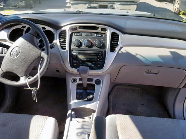 JTEDP21A460103989 - 2006 TOYOTA HIGHLANDER SILVER photo 9