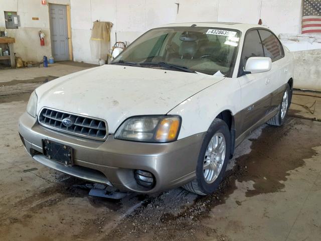 4S3BE686347202656 - 2004 SUBARU LEGACY OUT WHITE photo 2