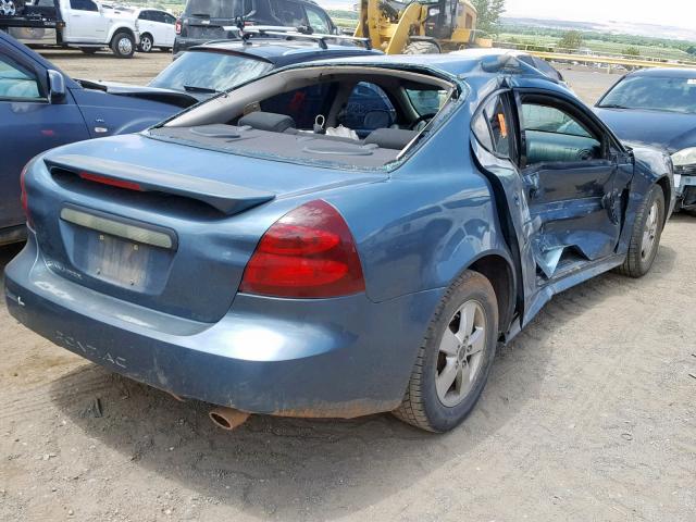 2G2WP552261113298 - 2006 PONTIAC GRAND PRIX BLUE photo 4