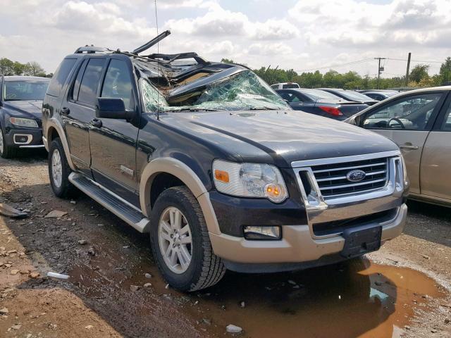 1FMEU74816UA44525 - 2006 FORD EXPLORER E BLACK photo 1