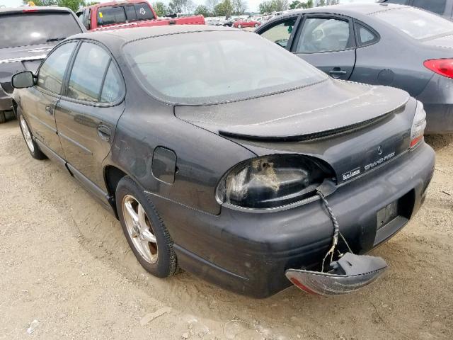 1G2WP52K9XF283785 - 1999 PONTIAC GRAND PRIX BLACK photo 3