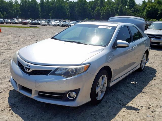 4T1BF1FK7CU182911 - 2012 TOYOTA CAMRY BASE SILVER photo 2