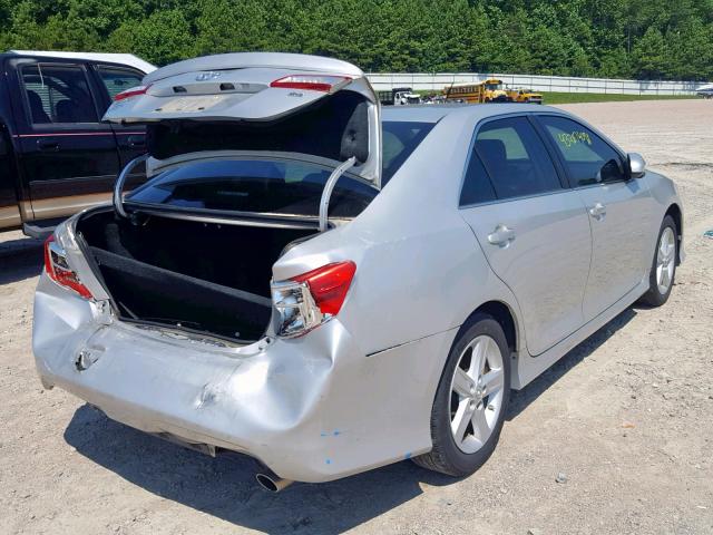 4T1BF1FK7CU182911 - 2012 TOYOTA CAMRY BASE SILVER photo 4