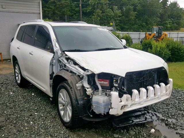 JTEJW3EH4A2044989 - 2010 TOYOTA HIGHLANDER WHITE photo 1