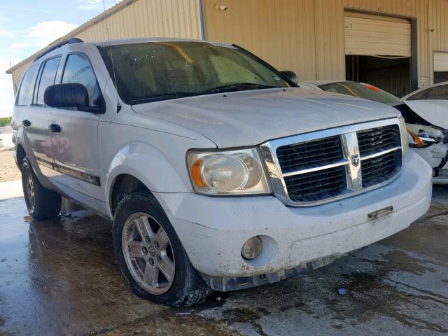 1D8HB48P47F584062 - 2007 DODGE DURANGO SL WHITE photo 1