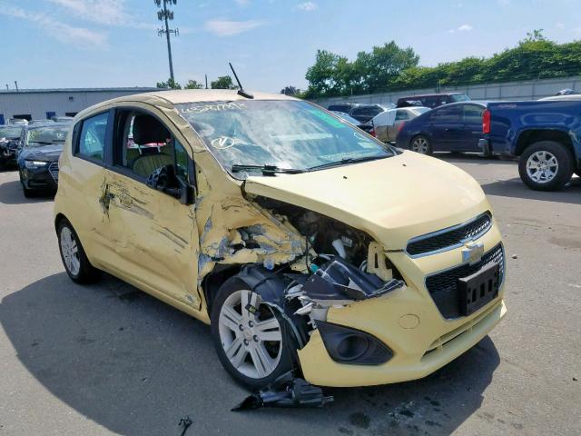 KL8CB6S92DC584775 - 2013 CHEVROLET SPARK LS YELLOW photo 1