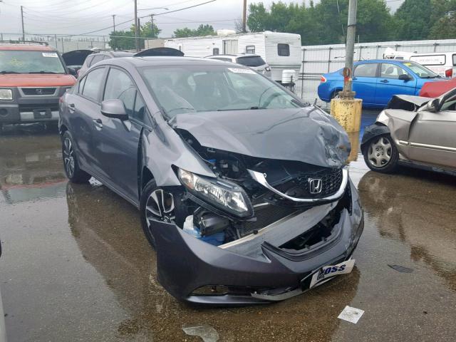 19XFB2F92DE014260 - 2013 HONDA CIVIC EXL 灰色 照片 1