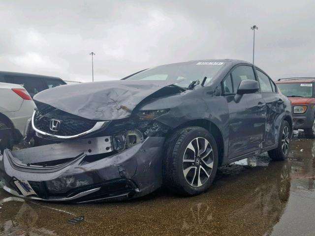 19XFB2F92DE014260 - 2013 HONDA CIVIC EXL 灰色 照片 2