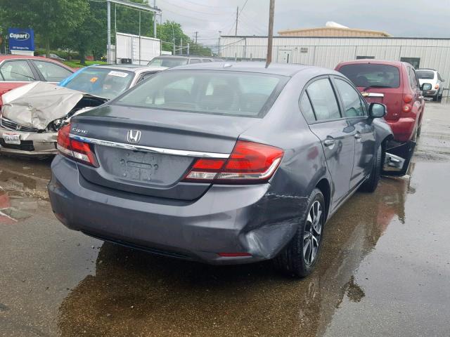 19XFB2F92DE014260 - 2013 HONDA CIVIC EXL 灰色 照片 4