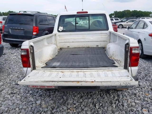 1FTYR10D03PB75040 - 2003 FORD RANGER WHITE photo 6